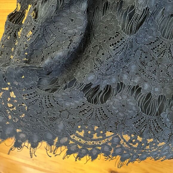 JUNIORS SPEECHLESS LACE SHIFT DRESS SLEEVELESS SIZE Large  BLACK - Picture 4 of 8